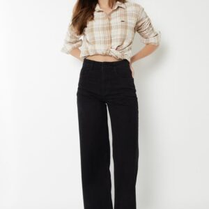 women solid mid rise jeans