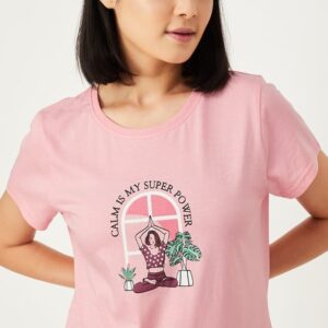 women printed pj set
